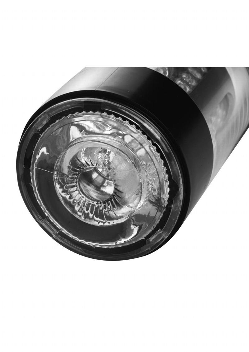 LoveBotz Ultra Bator Thrusting and Swirling Automatic Stroker - Black/Clear