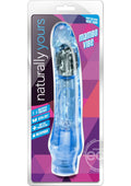 Naturally Yours Mambo Vibrating Dildo 9in - Blue