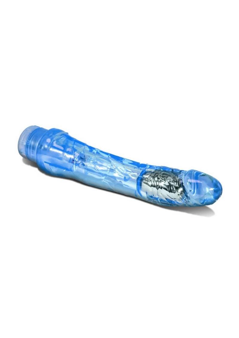 Naturally Yours Mambo Vibrating Dildo 9in - Blue