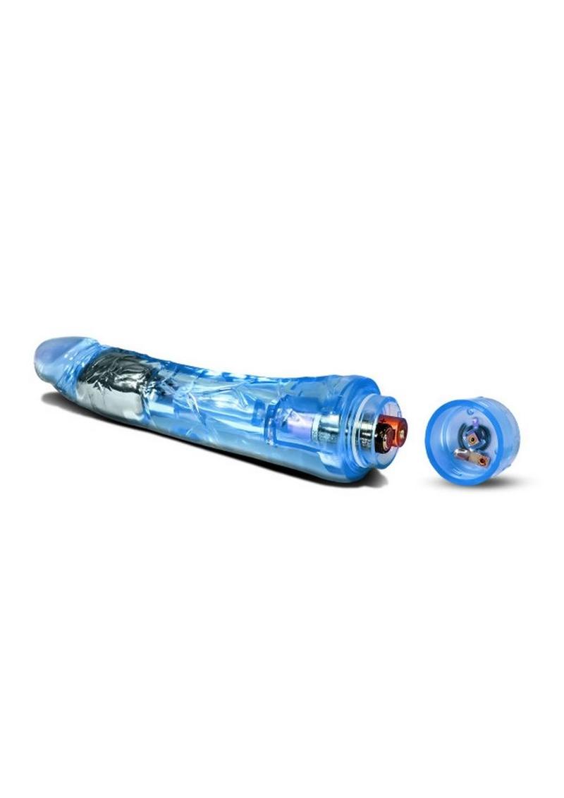 Naturally Yours Mambo Vibrating Dildo 9in - Blue