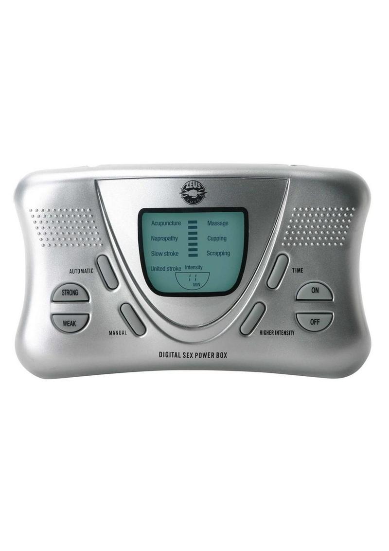 Zeus Electrosex Deluxe Digital Power Box - Gray