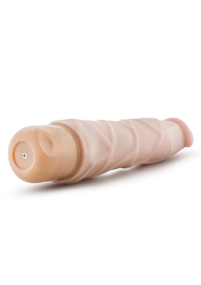 Dr. Skin Silver Collection Cock Vibe 1 Vibrating Dildo 9in - Vanilla