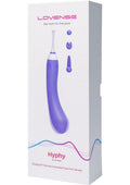 Lovense Hyphy App Compatible Silicone Dual End Vibrator - Purple