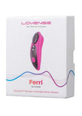 Lovense Ferri App Compatible Silicone Panty Vibe - Pink/Black