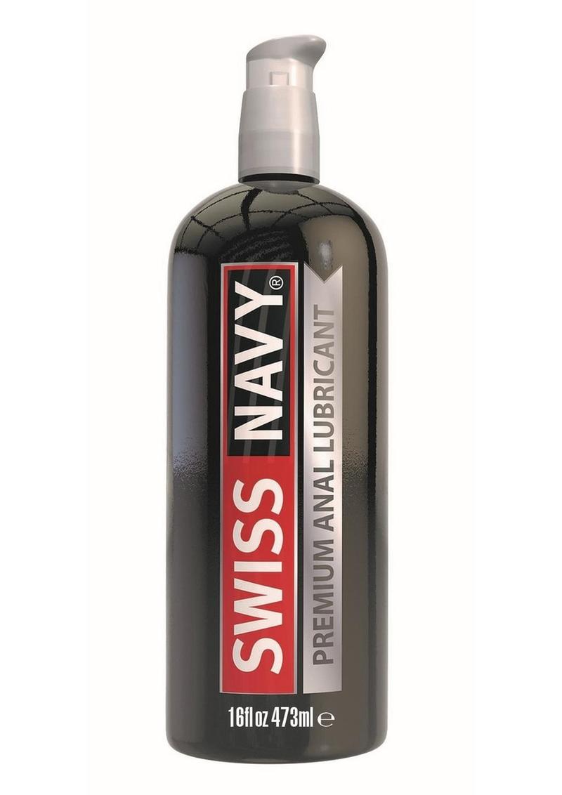 Swiss Navy Premium Silicone Anal Lubricant 16 oz.
