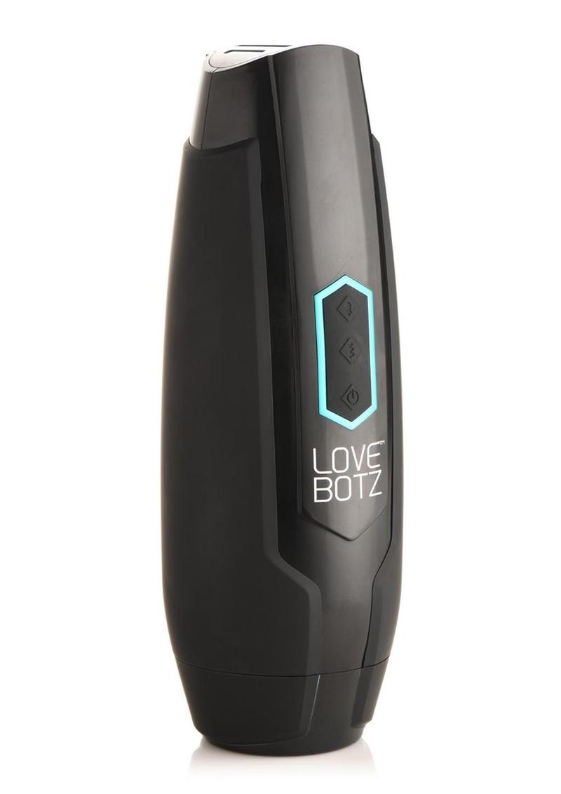 Lovebotz The Milker Max Rechargeable 14X Thrusting & Vibrating Masturbator - Black
