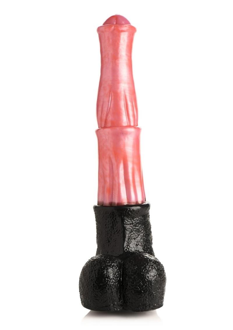 Creature Cocks Giant Centaur Silicone Dildo - XLarge - Pink/Black