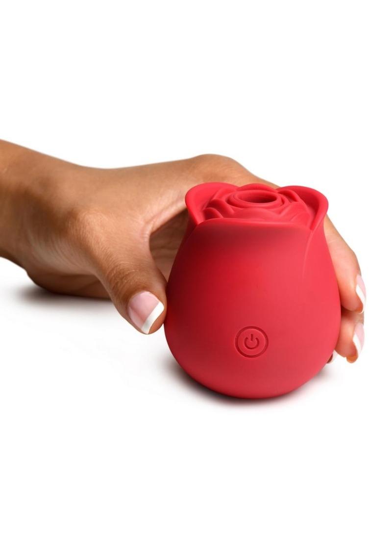 Bloomgasm The Perfect Rose Rechargeable Silicone Clitoral Stimulator - Red