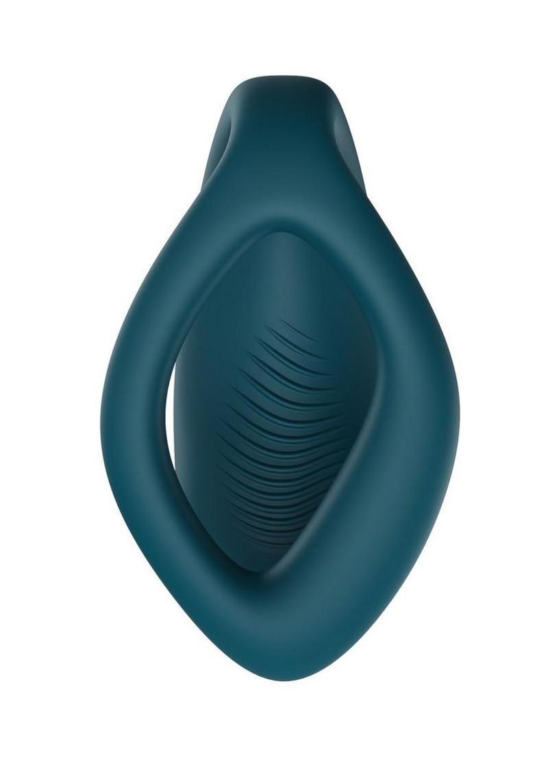 We-Vibe Sync O Rechargeable Silicone Couples Vibrator with Remote Control - Velvet Green