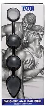 Tom of Finland Large Silicone Weighted Anal Ball Plug