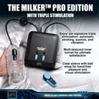 LoveBotz Milker Pro Edition male masturbator Toy with Triple Sensations, Stroker
