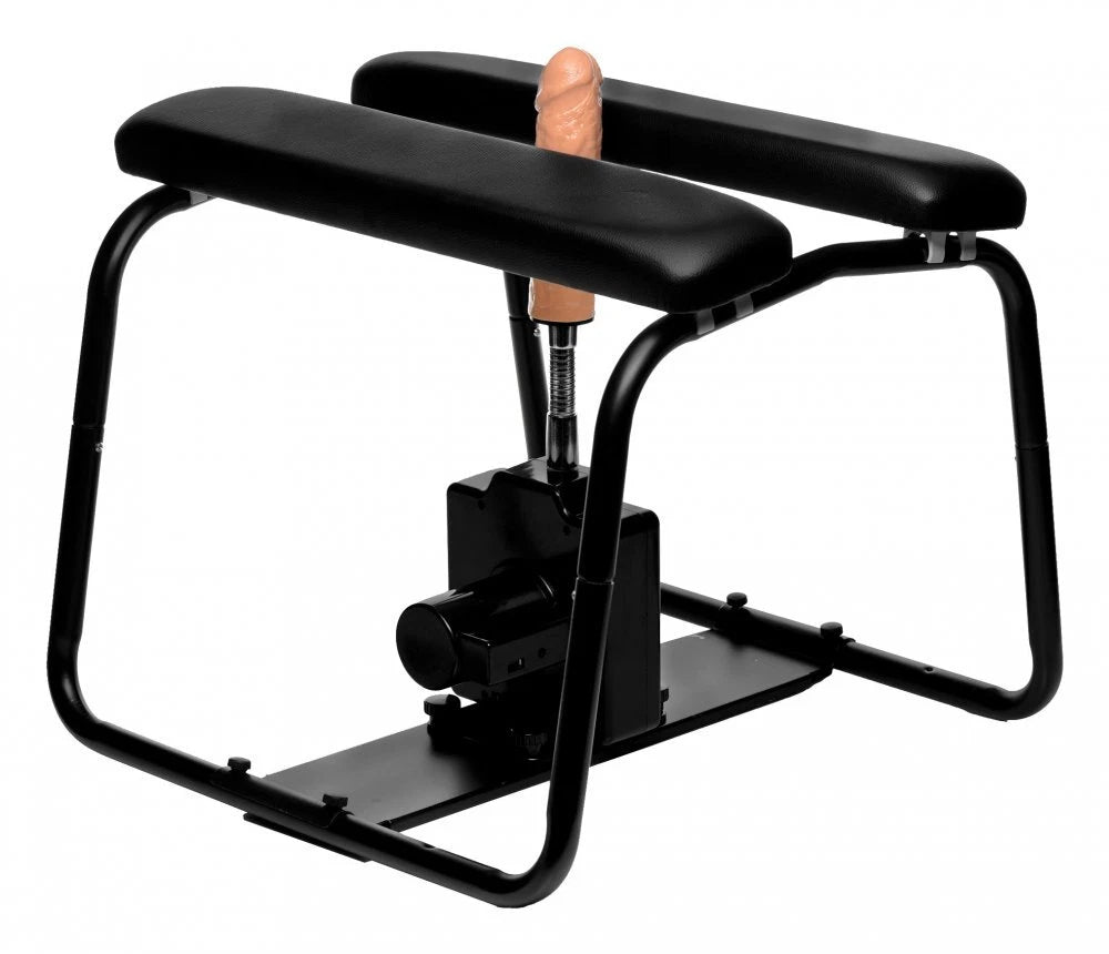 LoveBotz 4-in-1 Bangin Bench w/ hands-free sex-machine with dildo-dong Included