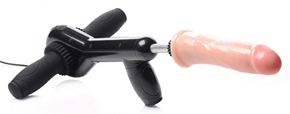 LoveBotz Pro-Bang Five Speeds Plug In sex-machine with remote-control Black