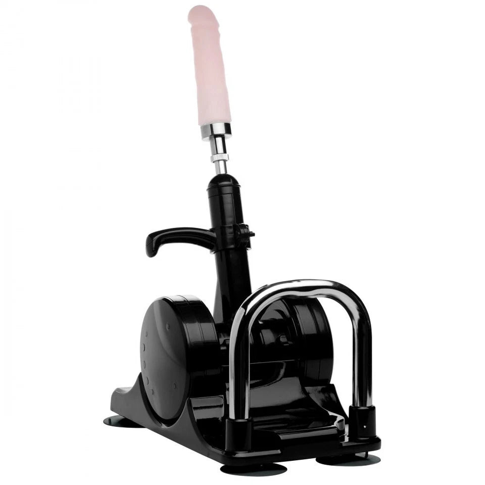 LoveBotz Robo Fuk Deluxe Adjustable sex-machine with Dildo and Pussy Attachments